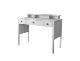 Hanah Home FRN-20083 Mesa de Maquillaje Madera y Blanco